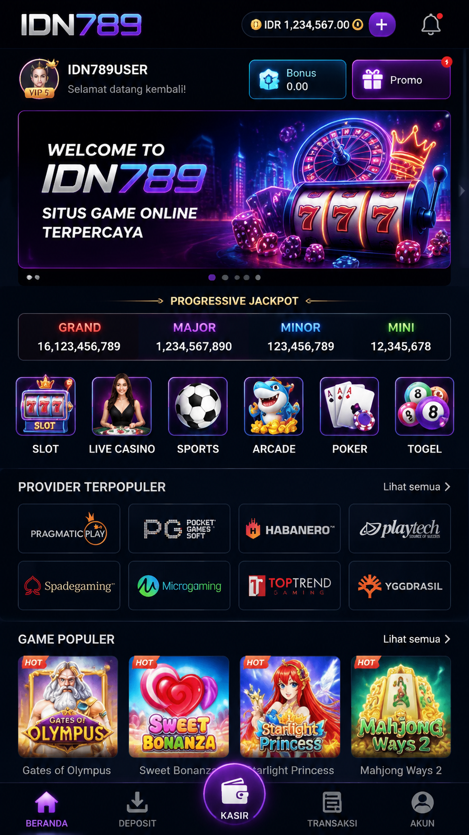 Screenshot 1 idn789