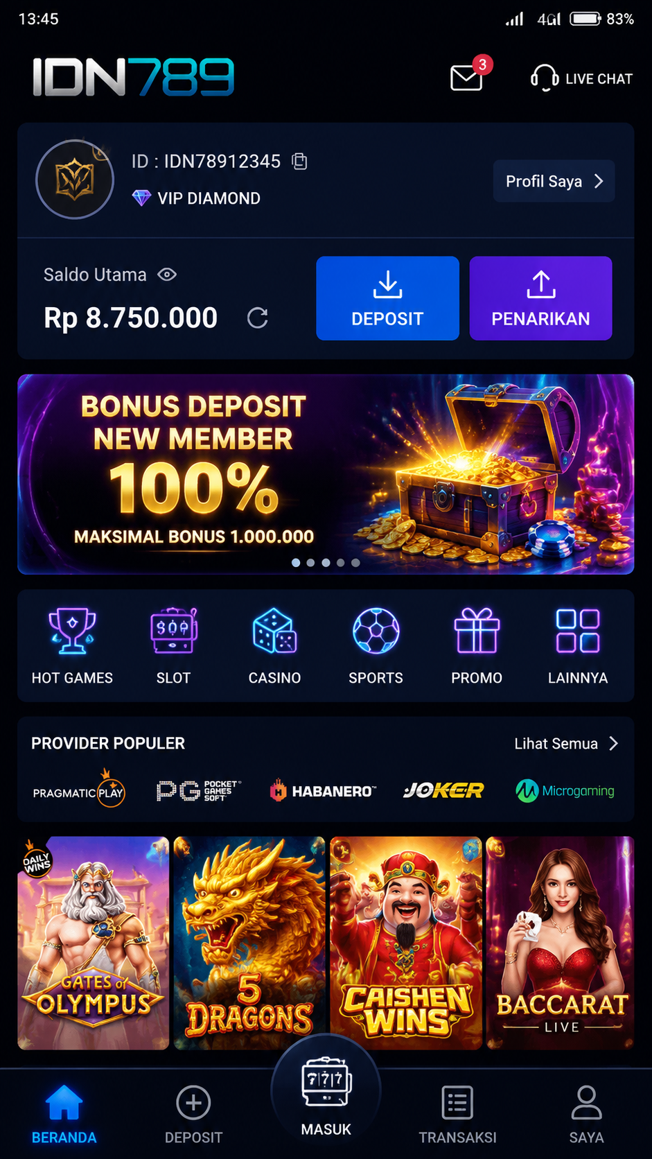 Screenshot 3 idn789